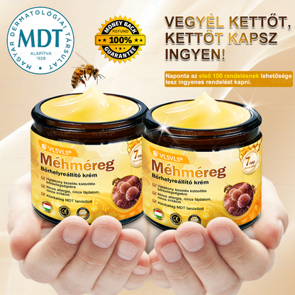 🔥Magyarországon készült és innen szállítjuk ✨ VLSVLS® Méhméreg Bőrhelyreállító Krém 🔥 UTOLSÓ NAP – 80% KEDVEZMÉNY