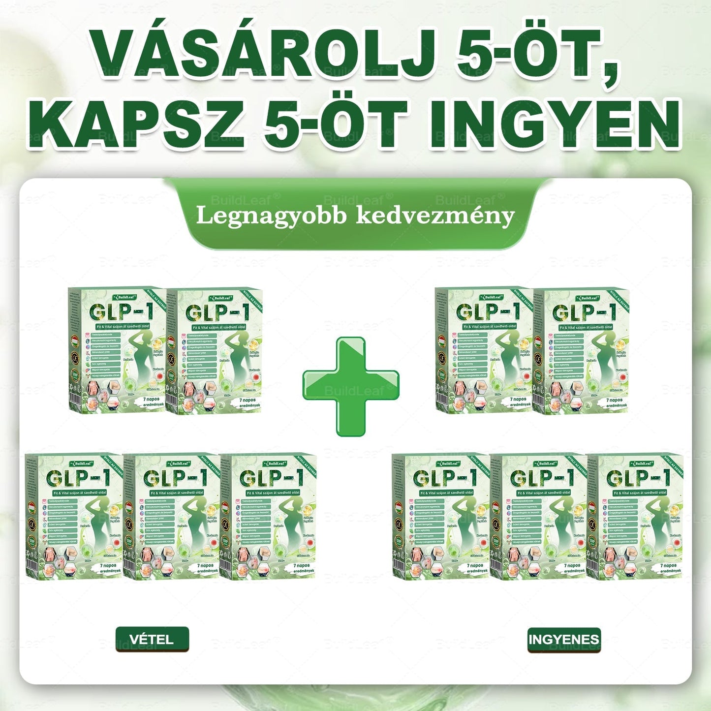 𝑩𝒖𝒊𝒍𝒅𝑳𝒆𝒂𝒇® 🎁 Már csak 5 doboz maradt! További 50% kedvezményt kínálunk! Hozd magad formába és egészségessé. Ha most lemaradsz, csak jövőre lesz másik lehetőséged✅